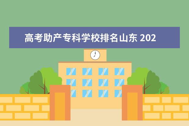 高考助产专科学校排名山东 2022山东值得上的专科学校 有哪些专科学校比较好 - ...