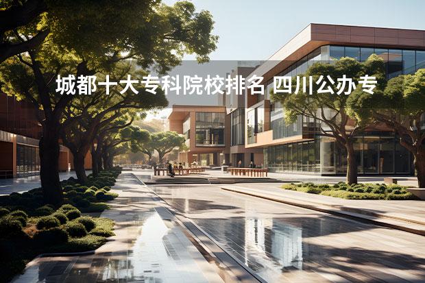 城都十大专科院校排名 四川公办专科排名前十的学校