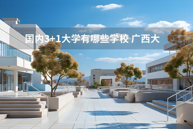 國(guó)內(nèi)3+1大學(xué)有哪些學(xué)校 廣西大專(zhuān)3+1有哪些學(xué)校