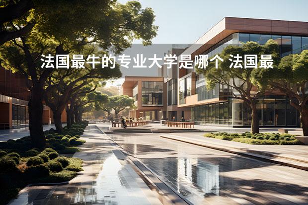 法国最牛的专业大学是哪个 法国最好的大学是什么大学?