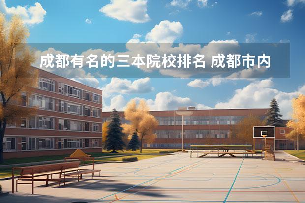 成都有名的三本院校排名 成都市內(nèi)的三本大學(xué)有哪些？