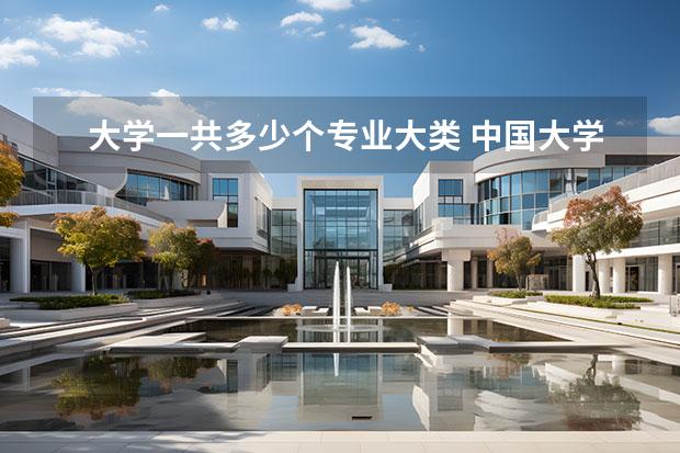 大学一共多少个专业大类 中国大学有多少个专业类别