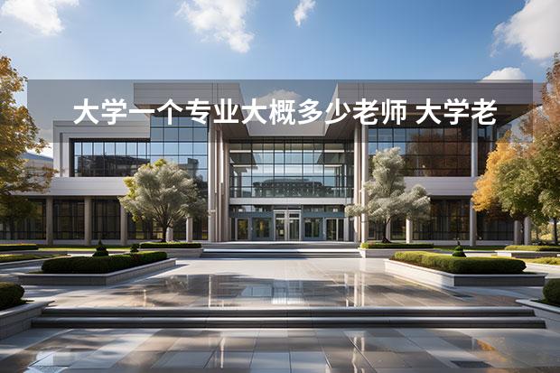 大学一个专业大概多少老师 大学老师的工资一般是多少?