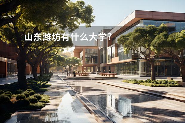 山东潍坊有什么大学?