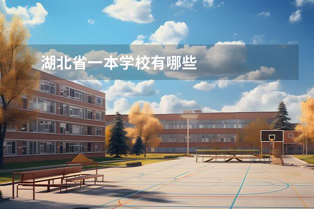 湖北省一本学校有哪些