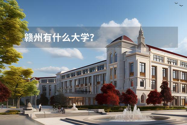 赣州有什么大学？