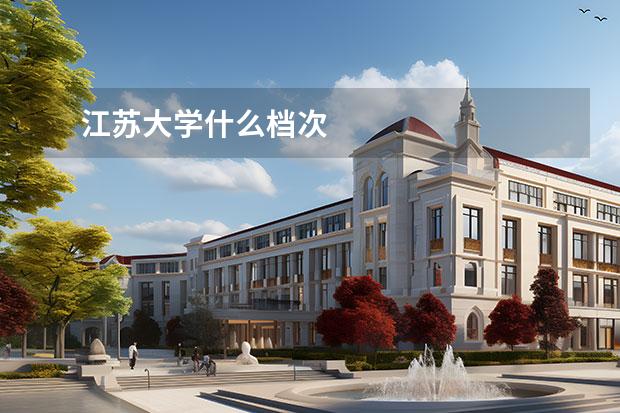 江苏大学什么档次