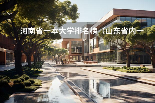 河南省一本大学排名榜（山东省内一本大学排名）