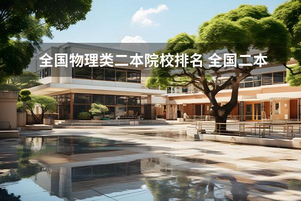 全国物理类二本院校排名 全国二本就业率最高的大学