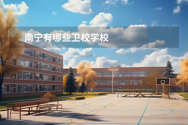 南宁有哪些卫校学校