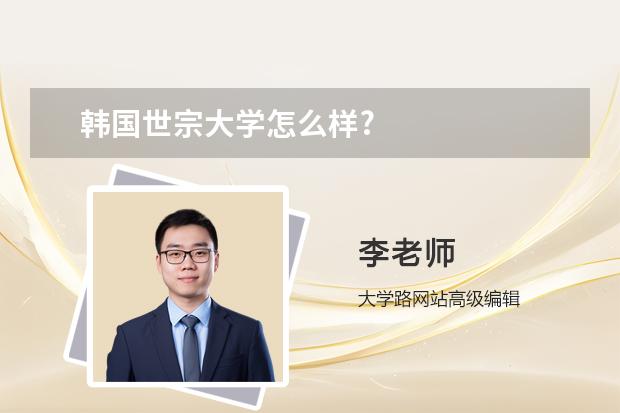 韩国世宗大学怎么样?